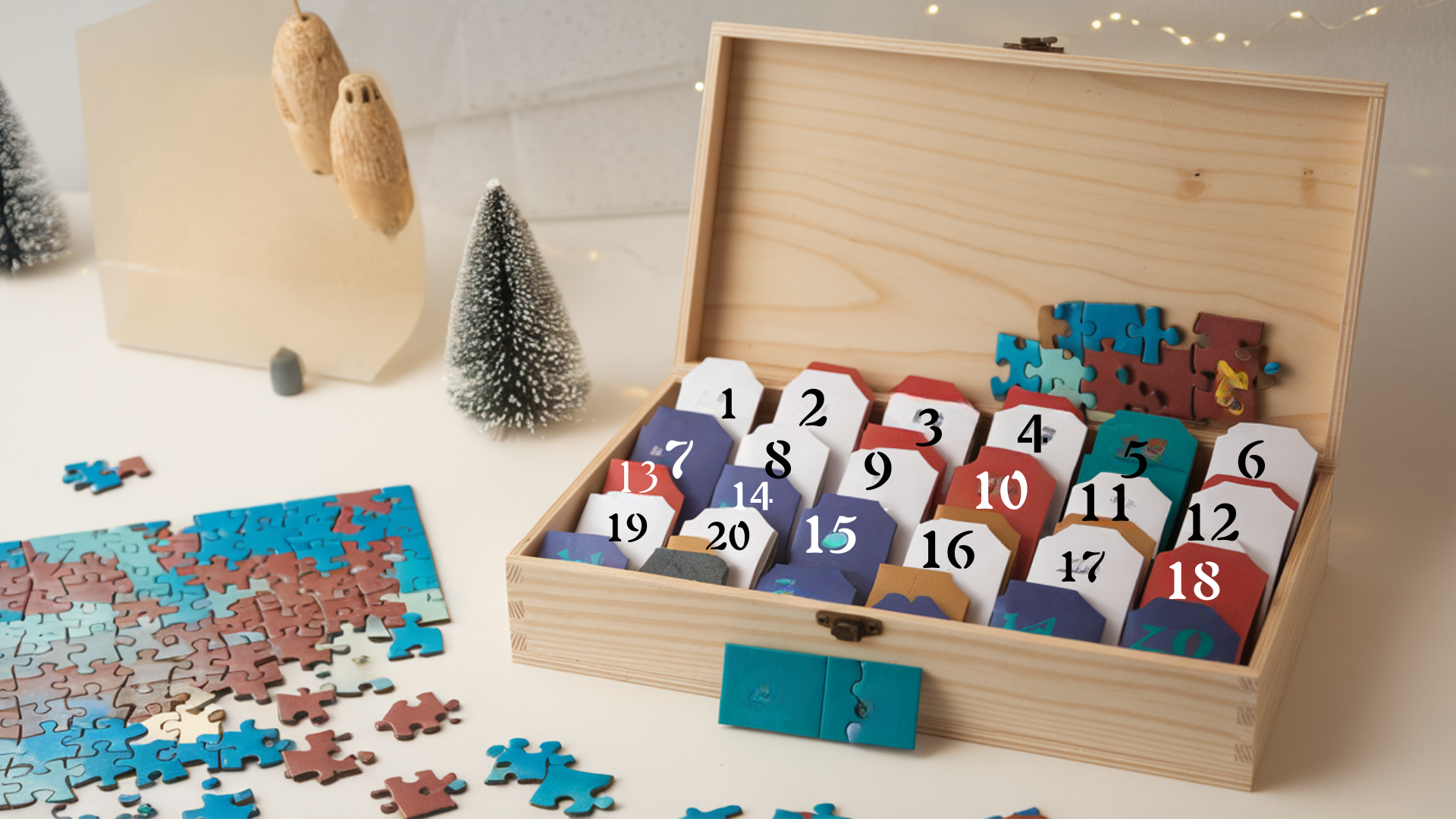 12. Puzzle Piece Advent Countdown