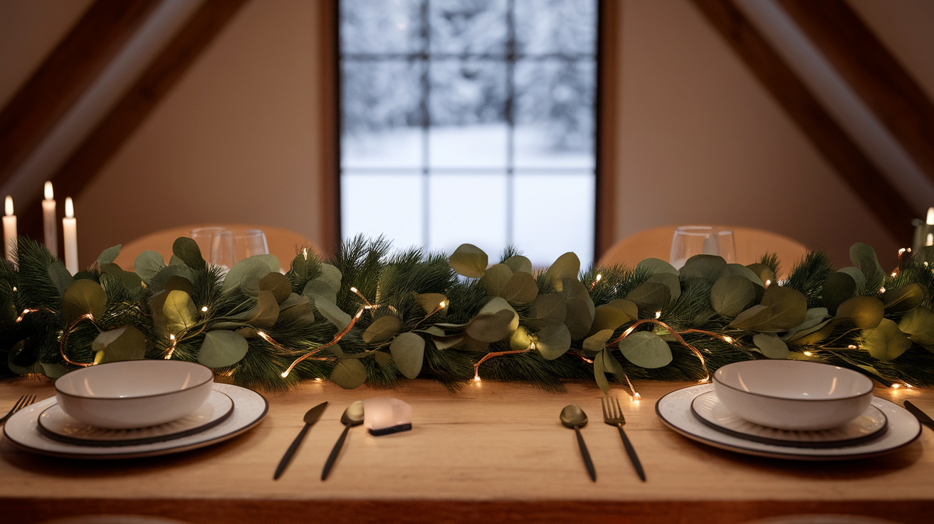 14. Eucalyptus and Pine Leaf Garland