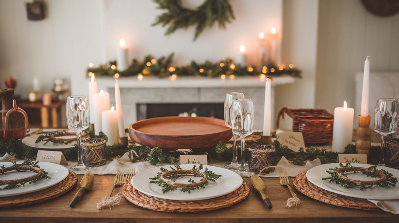 23. DIY Mini Wreath Place Settings