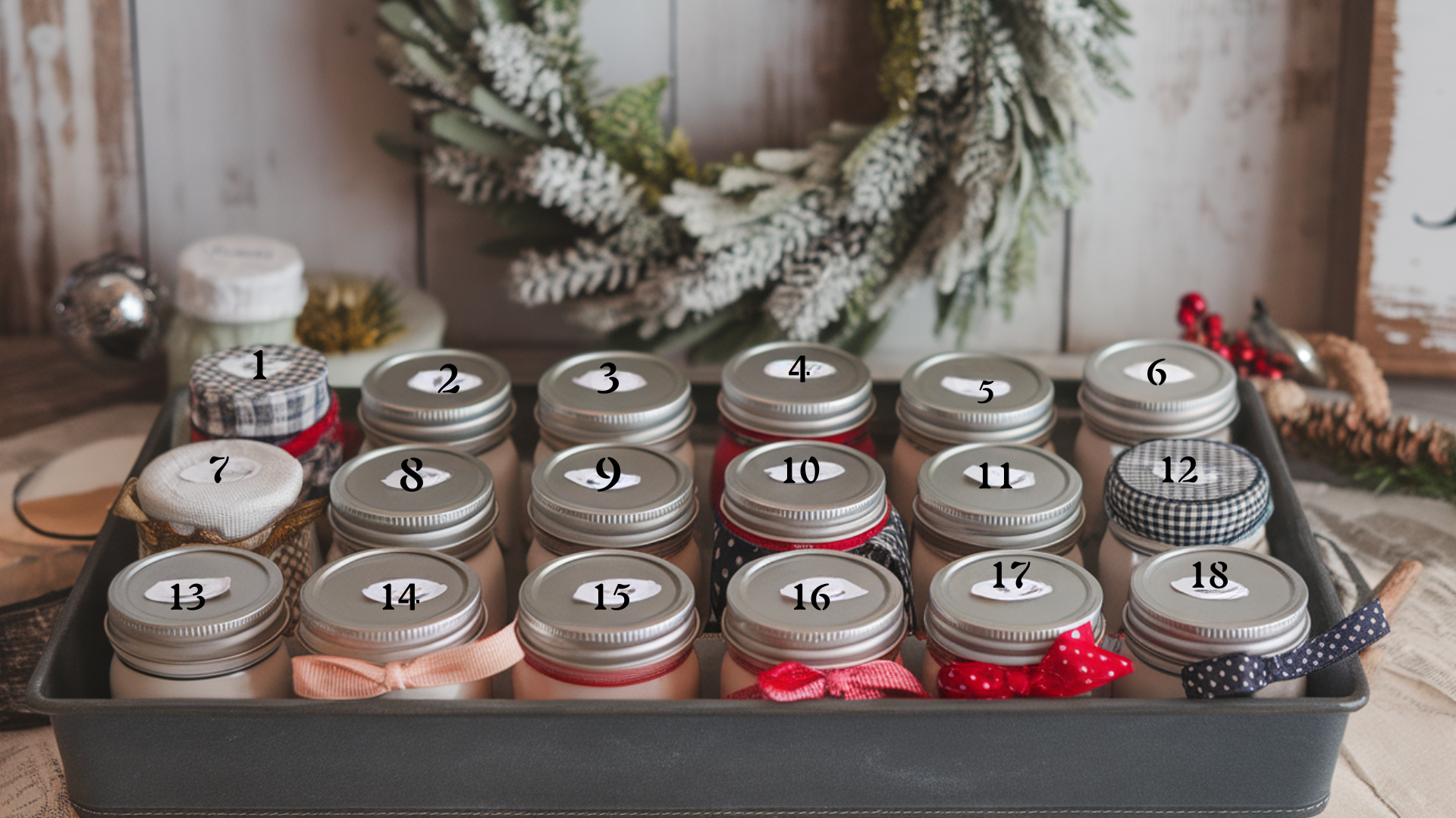 3. Mason Jar Advent Countdown