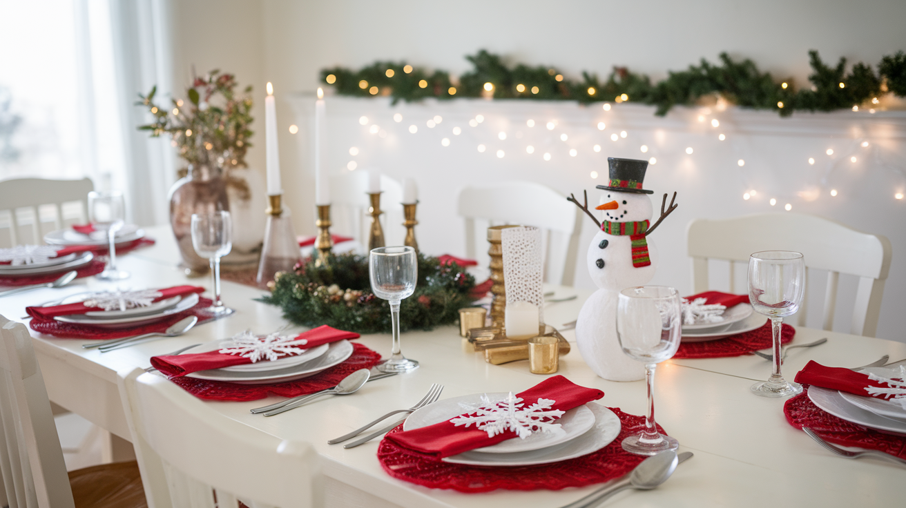 3. Paper Snowflake Placemats
