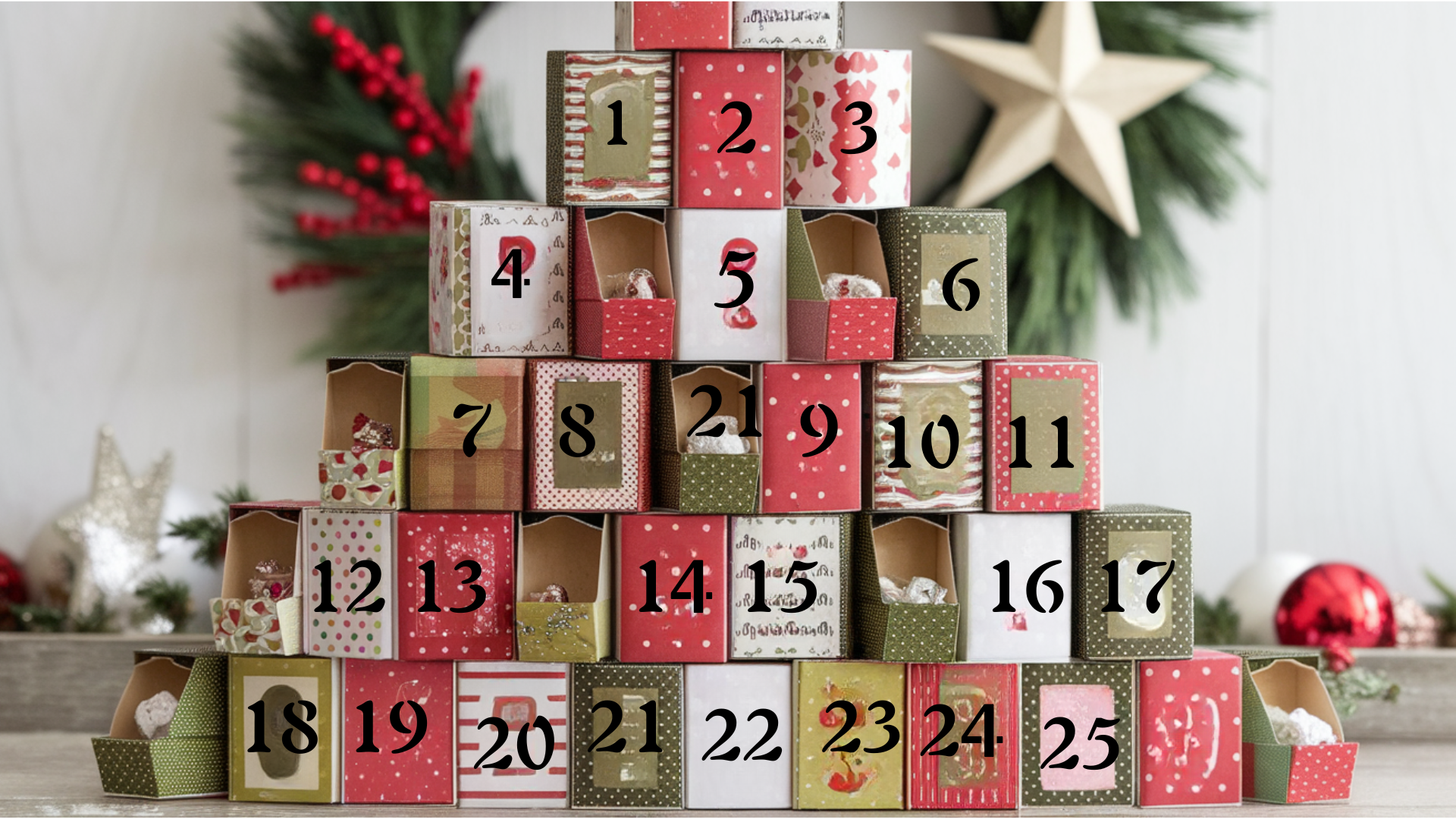 4. Matchbox Tower Advent Calendar