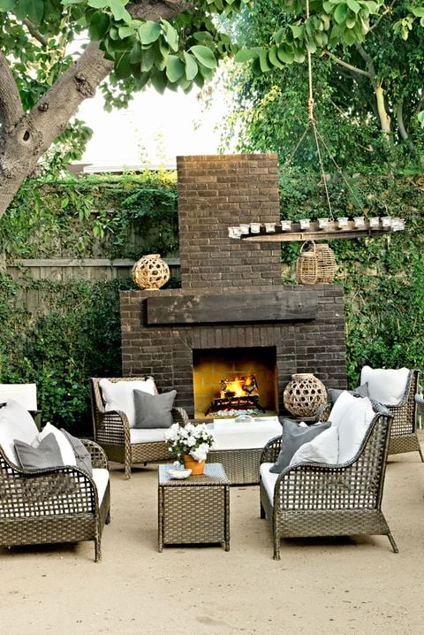 Full Fireplace Wall