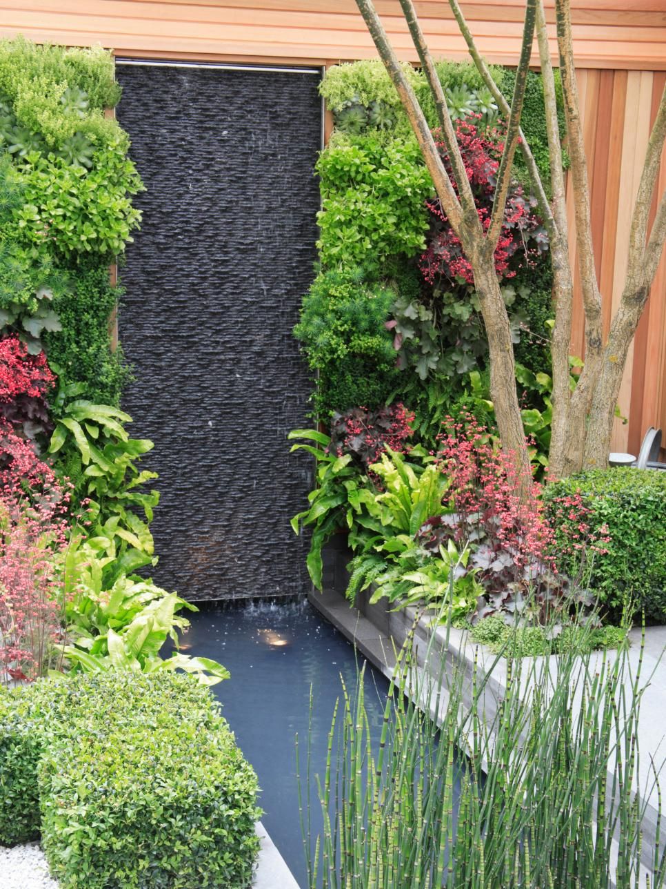 Living Wall and Water Feature
