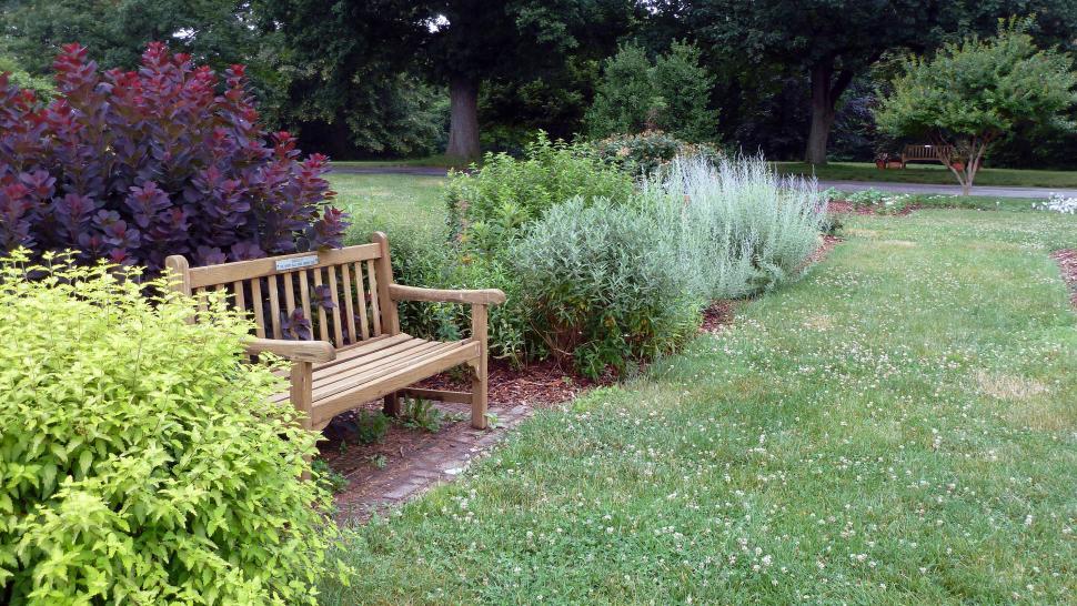 Plant Your Herbs Around a Bench