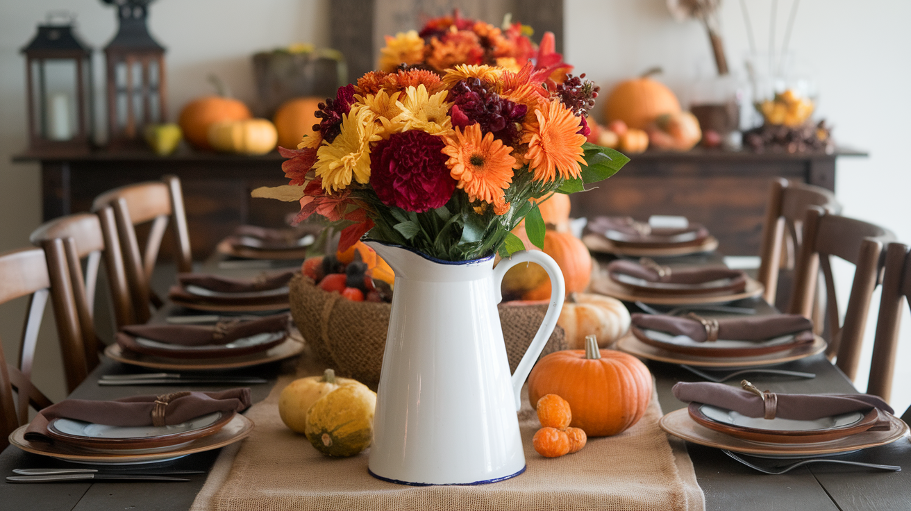 Use a Thrifted Pitcher as a Flower Vase