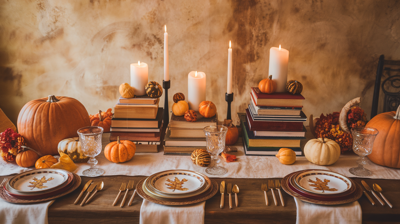 Use Books to Add Height Under Decor Pieces