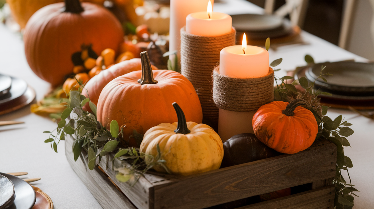 Use Small Wooden Crates to Display Decor