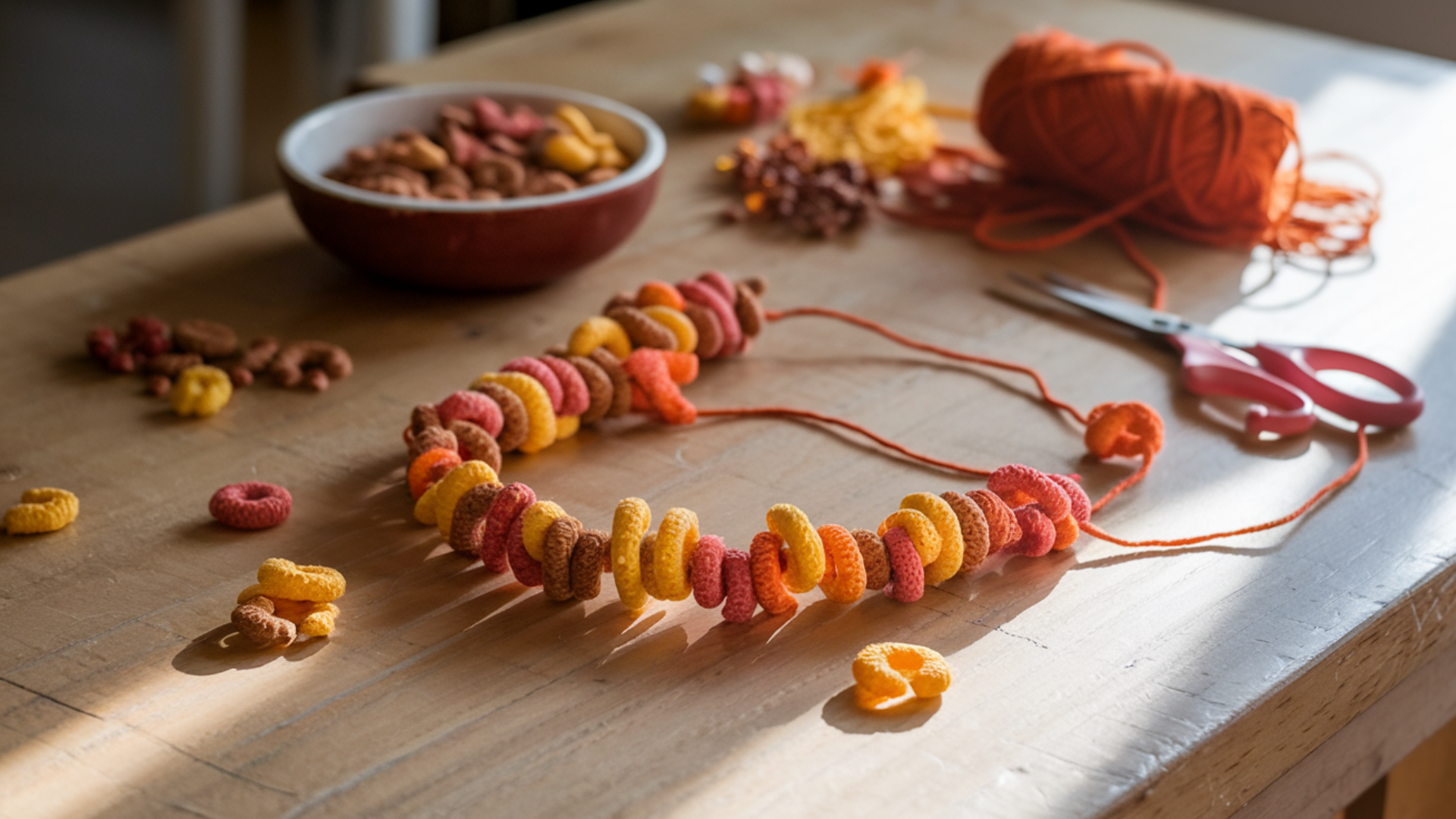 cereal necklace craft