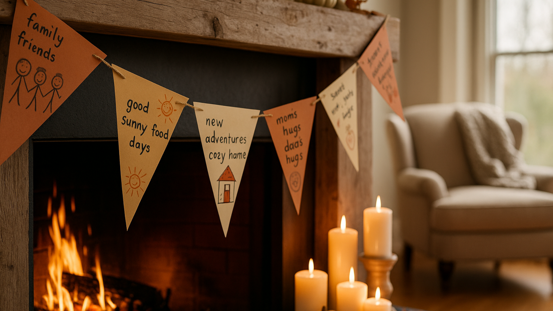 family gratitude banner