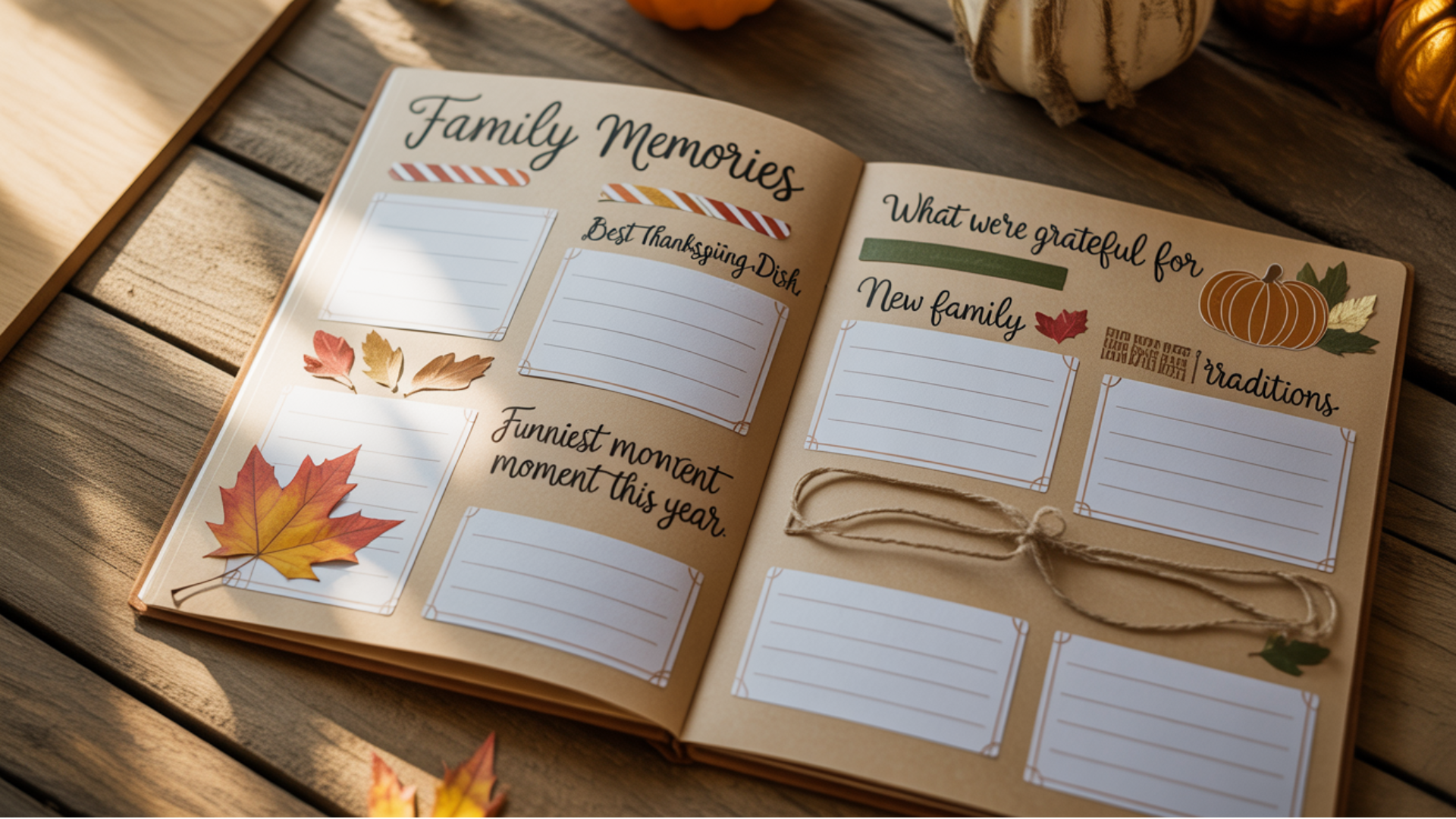 family memory book
