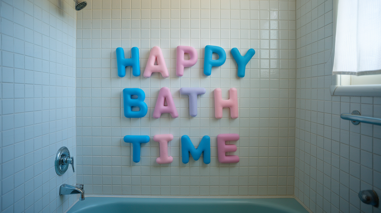 foam bath letters