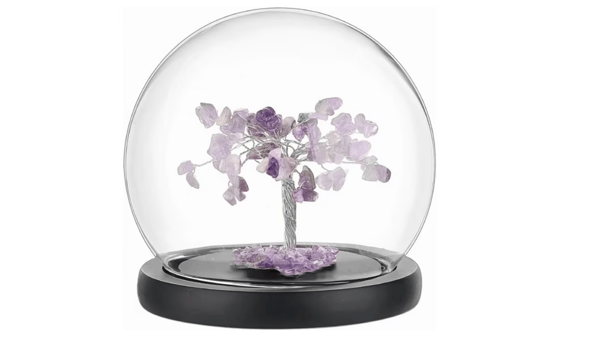 glass display dome cloche by walmart