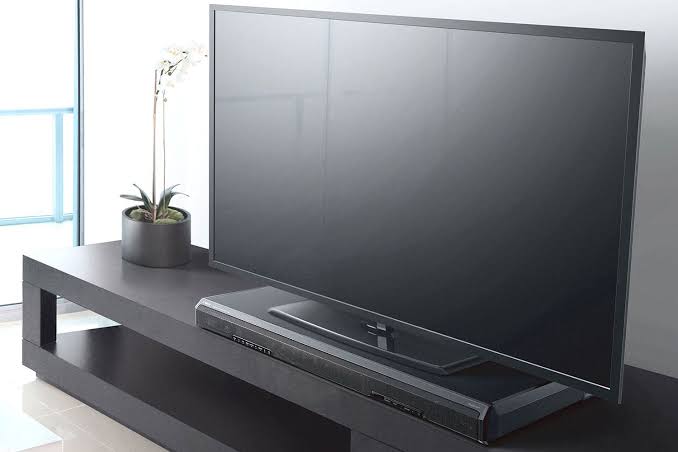 TV with soundbar