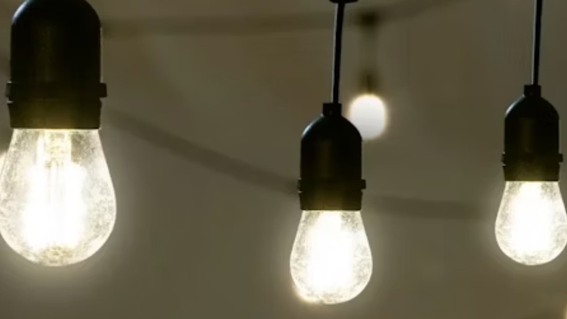large bulb connectable outdoor festoon lights warm white