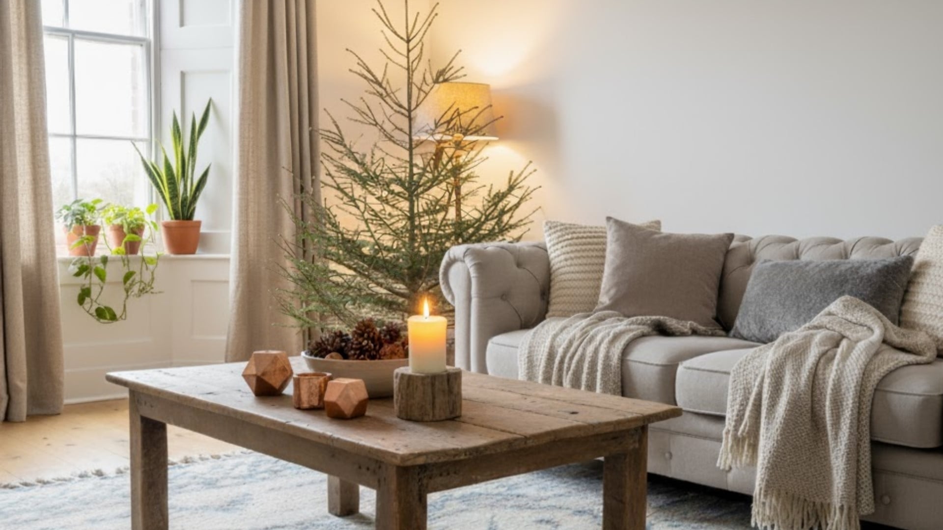 natural and earthy accents for balance
