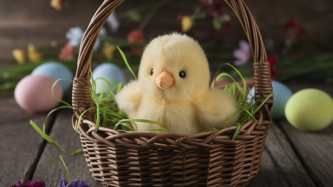 plush baby chick