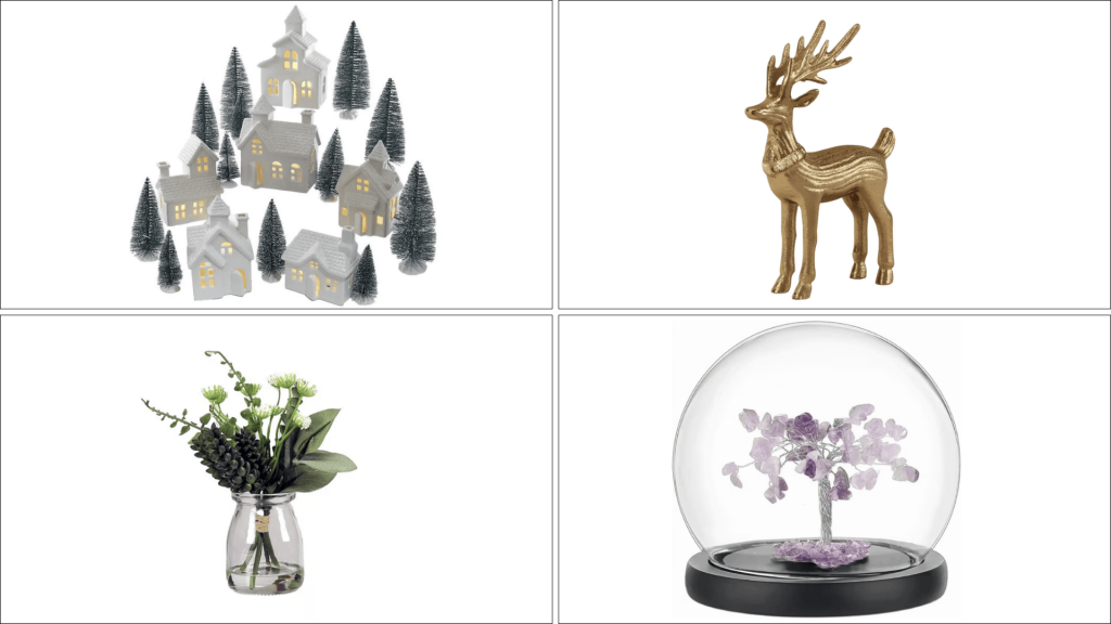 products to dress up your coffee table for christmas