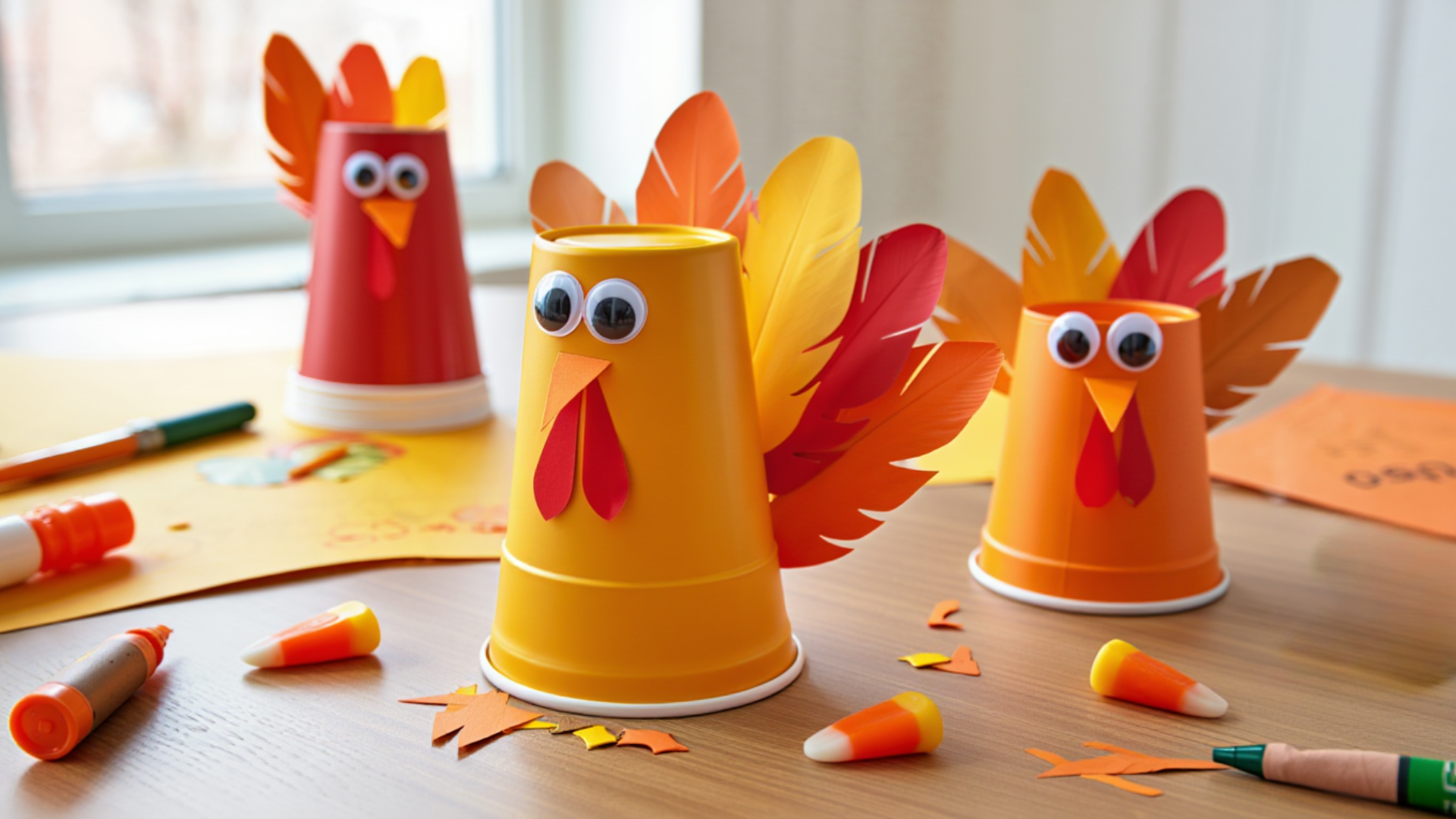recycled cup turkey