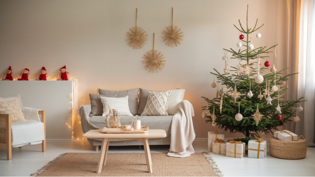 scandinavian christmas decor-featured image