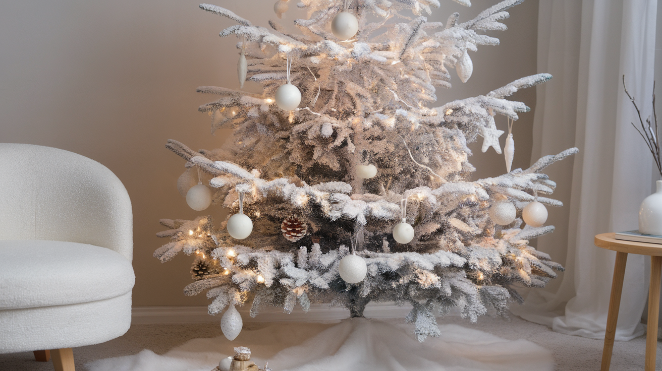 snowy white tree