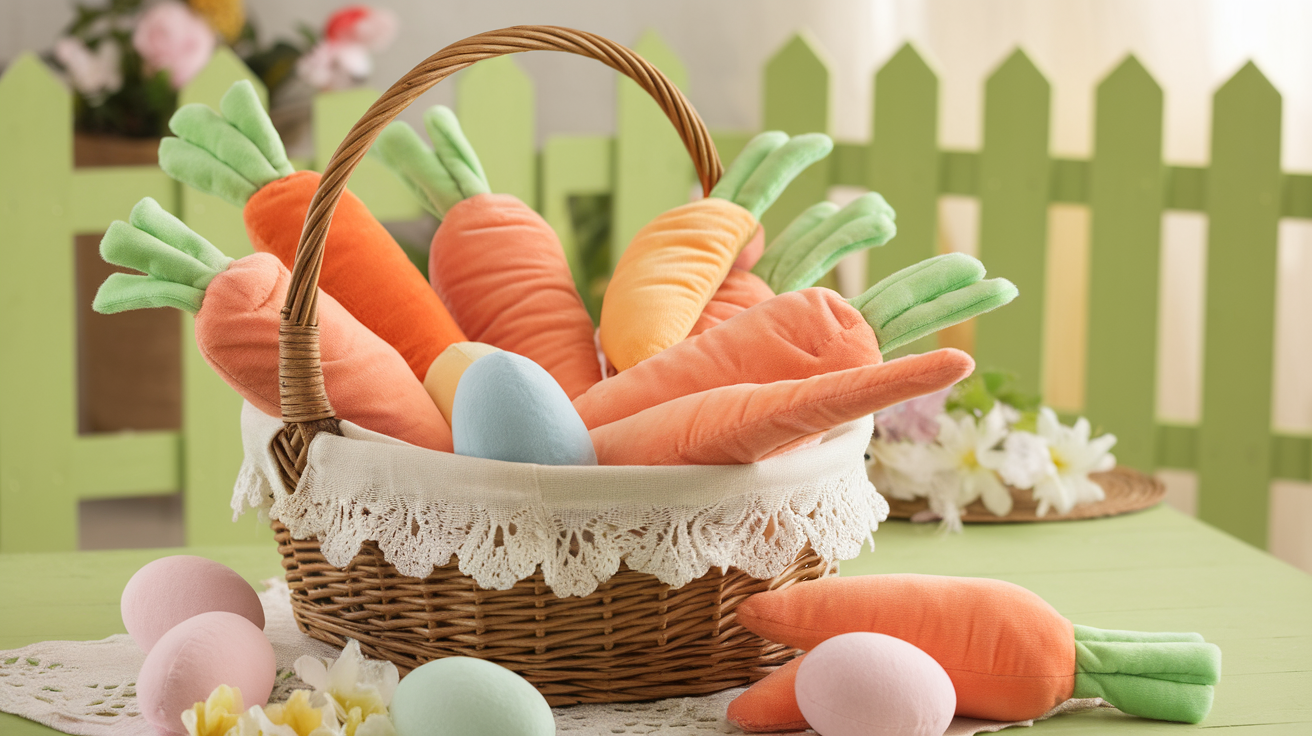 soft plush carrots