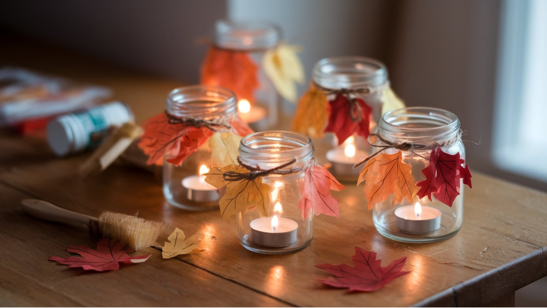 thankful candle holders