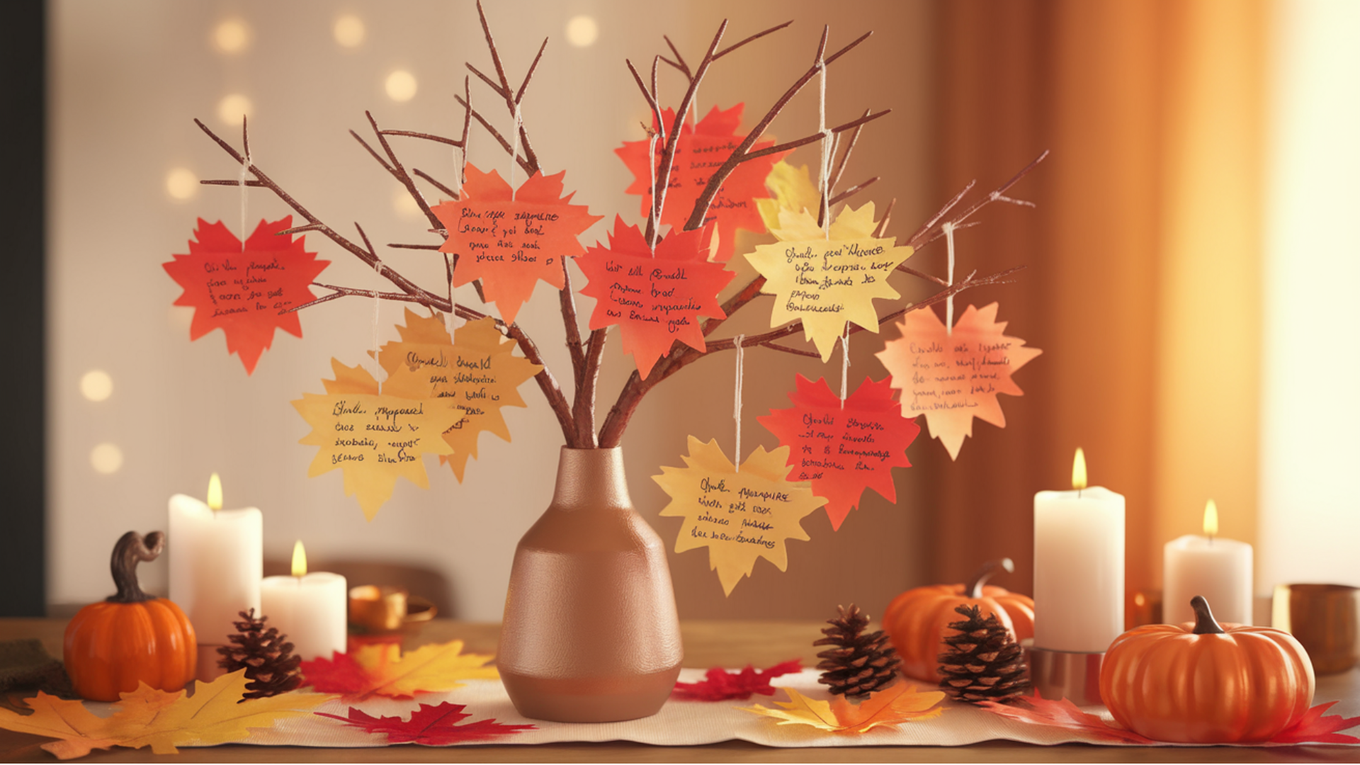 thankful tree display