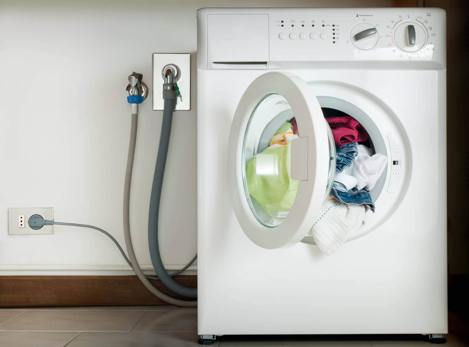 Check the draining system of your washing machine