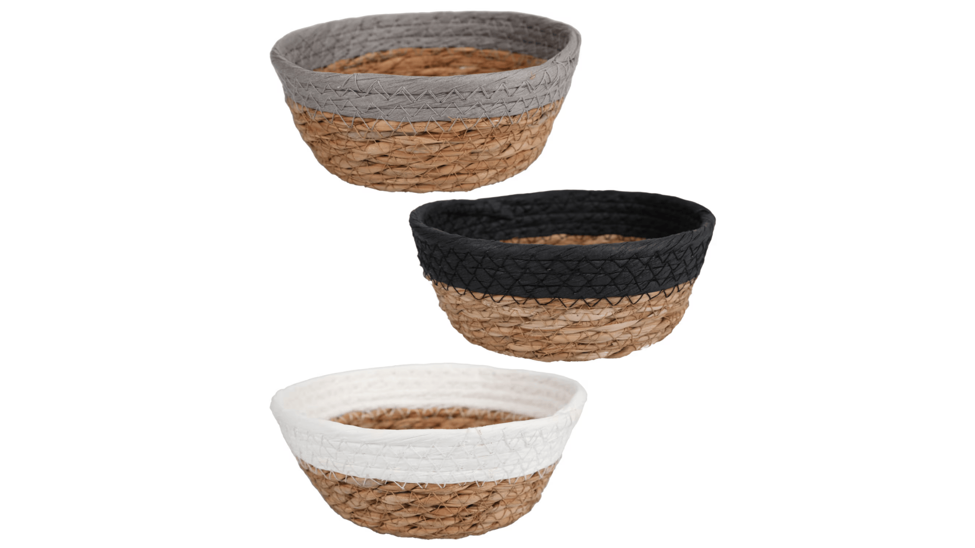 woven basket with soft throw by dollar tree